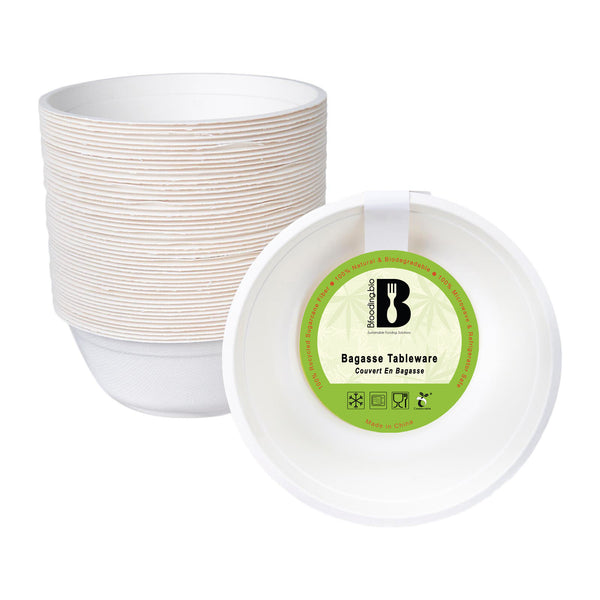 BF Bagasse Round Bowl 32oz (Steep Side)