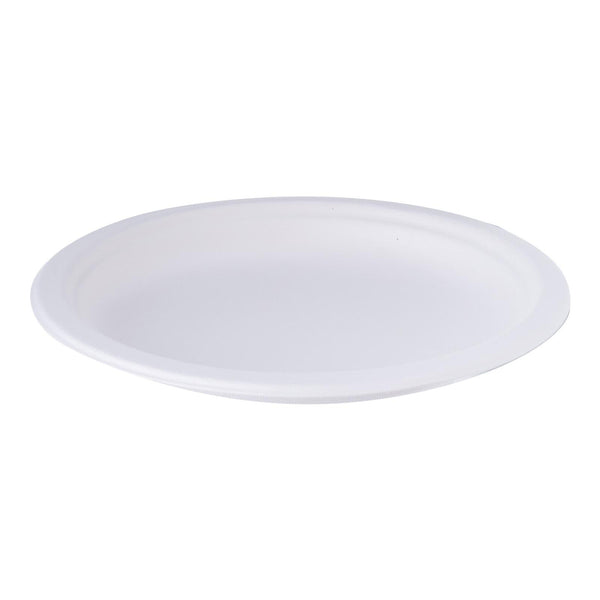 BF Bagasse Round Plate 7" 50 pcs X 20