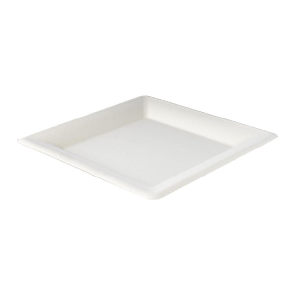 BF Bio 10" Bagasse Plate Square 20 pcs
