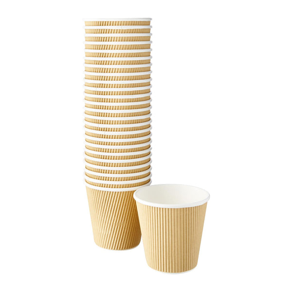 PLA Ripple Wall Cup 8 oz / 100 + 180 + 280 + 30 gsm Printed 2C