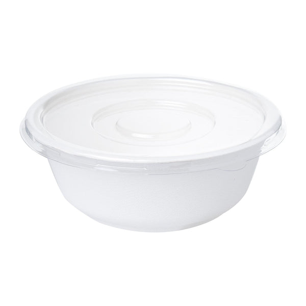 PET Flat Lid For Round Bowl 32oz