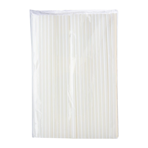 BF Bio PLA Drinking Straws Natural Colour 100 pcs